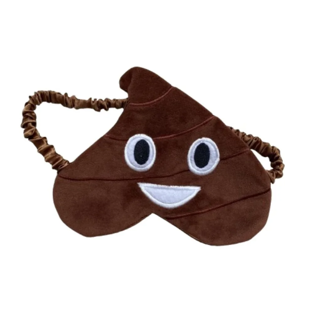 Poop face mask NWOT